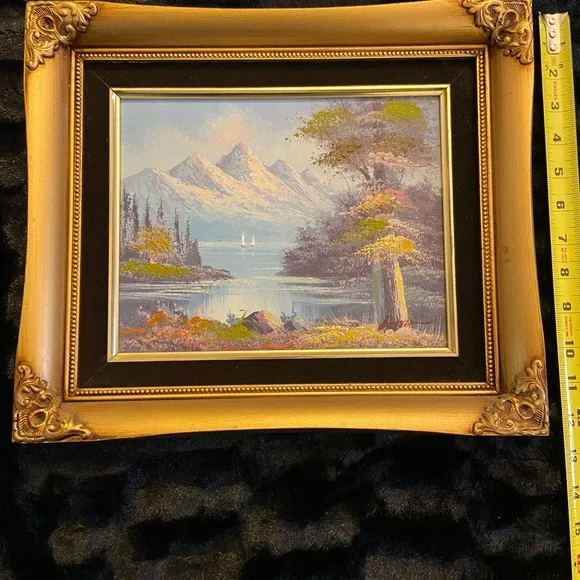 3 Vintage Signed Oil/ Acrylic on Canvas Paintings Various Artists & Sizes - Picture 13 of 16